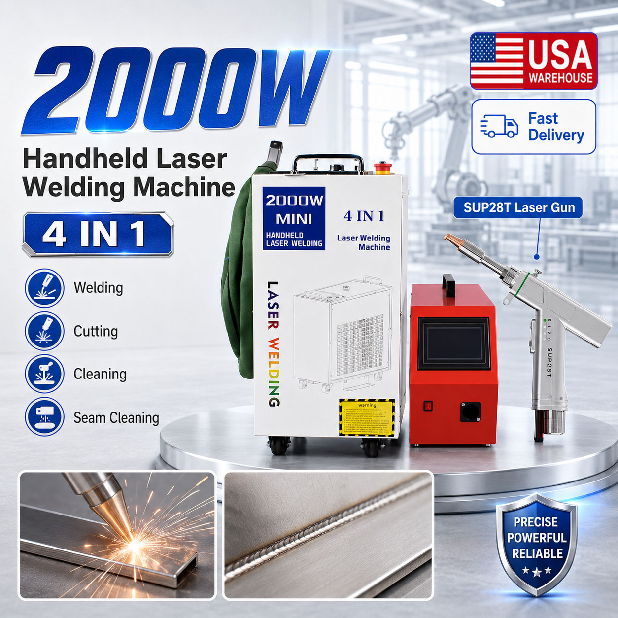 BWT 2000W Fiber Laser Welding  - Laser Soldering Machine Handheld ulasan dan harga