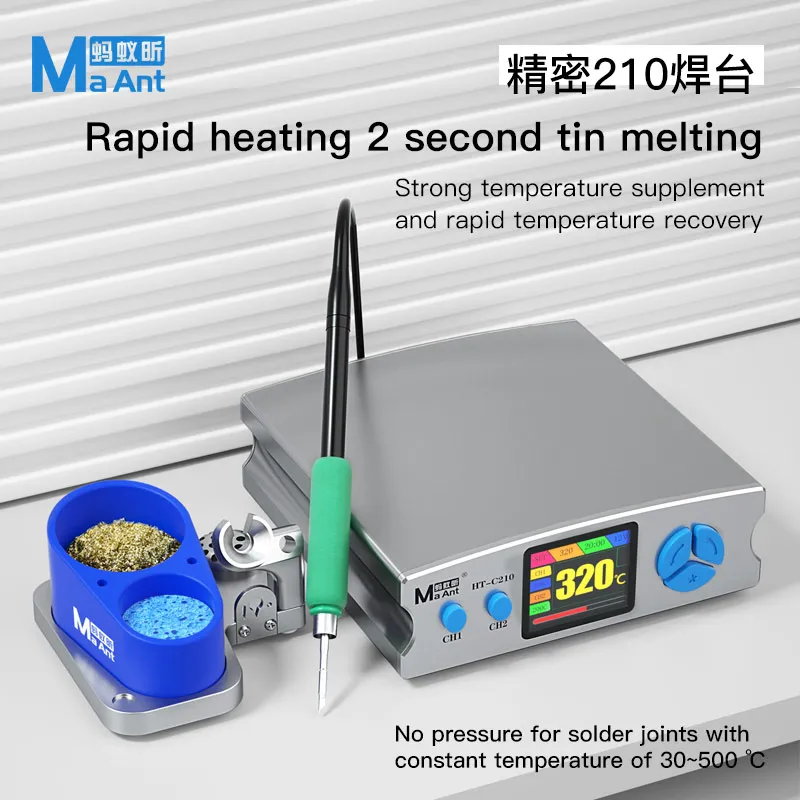 MaAnt HT-C210 Precision Solder - C210 Precision Soldering Station ulasan dan harga