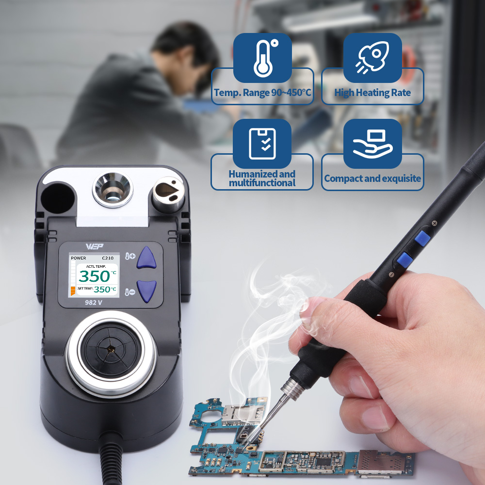 WEP Precision Soldering Iron K - C210 Precision Soldering Station ulasan dan harga