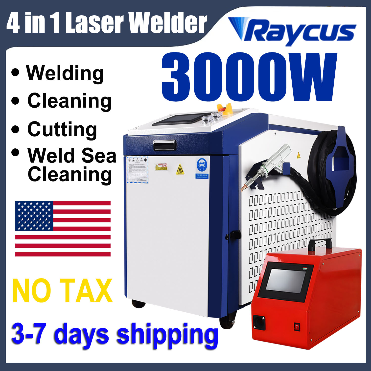 Raycus 3000W Handheld 4-in-1 F - Laser Soldering Machine Handheld ulasan dan harga