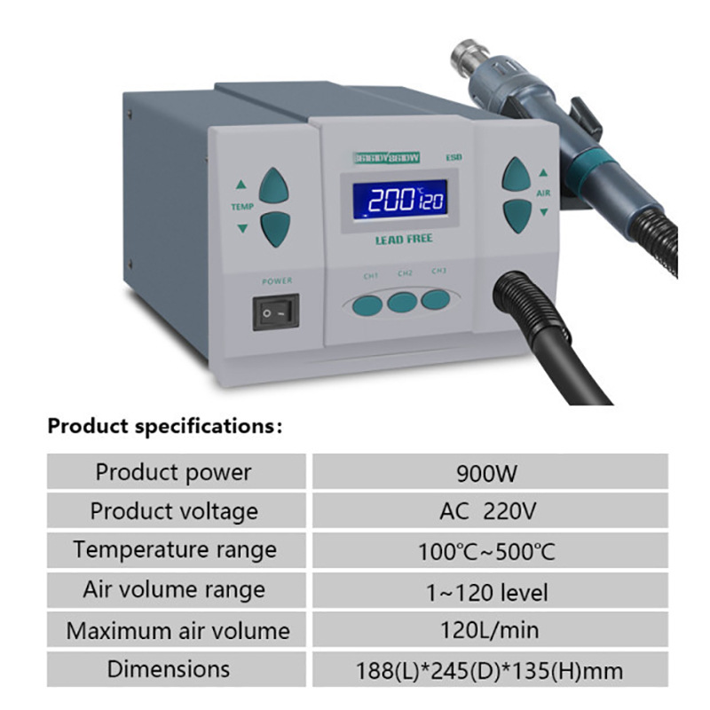 1000W220/110V 861DW HeatGun Le - Hot Air Rework Station 861Dw ulasan dan harga