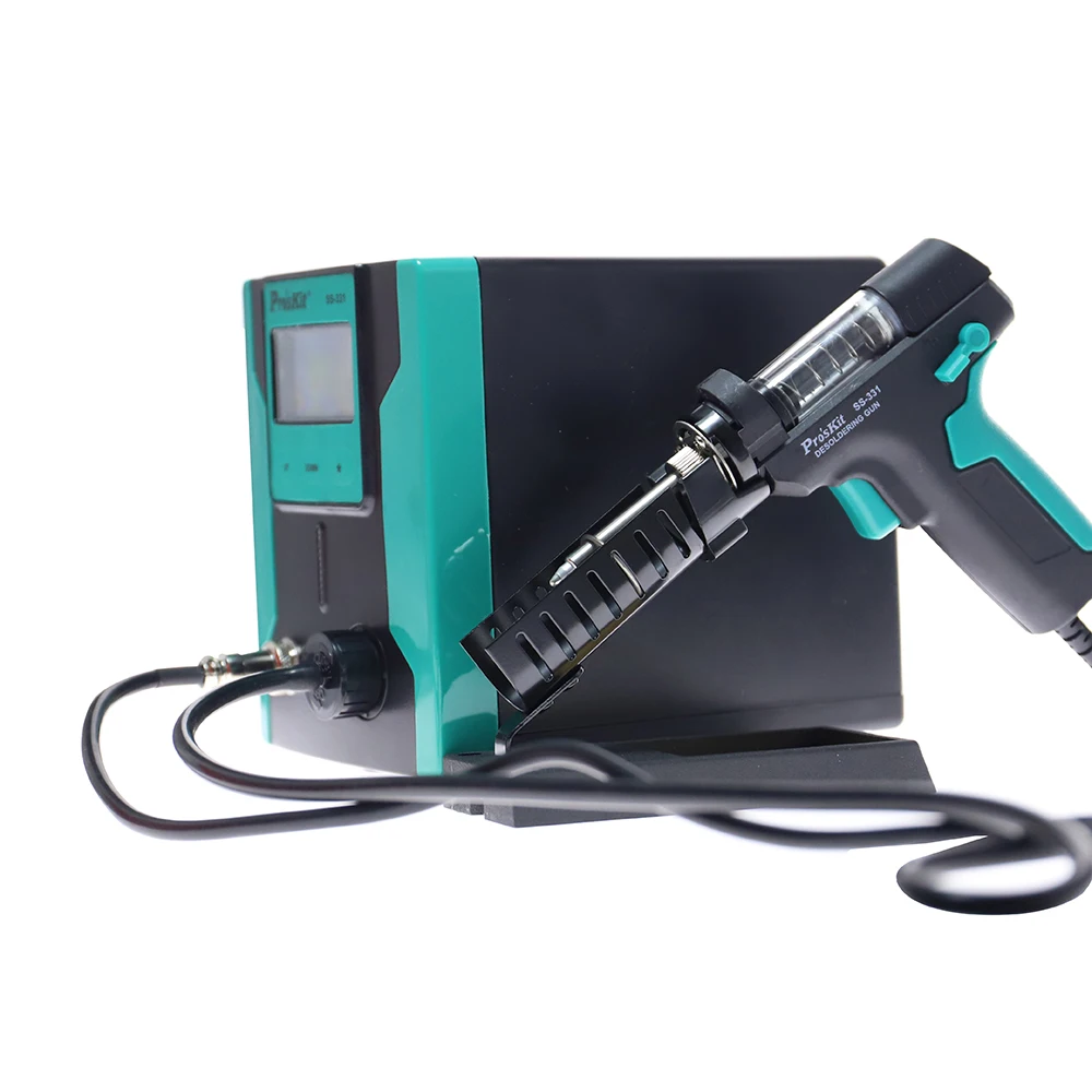 SS-331 LCD Digital Electric De - Desoldering Pump Electric Vacuum Station ulasan dan harga