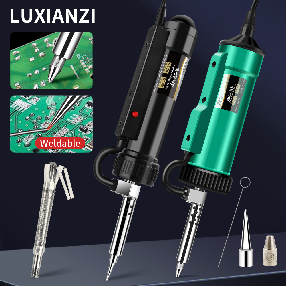 LUXIANZI New 3 In1 Automatic R - Desoldering Pump Electric Vacuum Station ulasan dan harga
