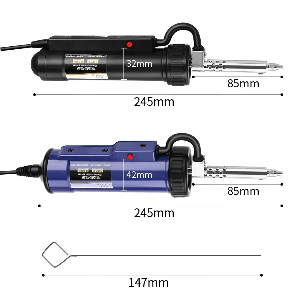 LUXIANZI New 3 In1 Automatic R - Desoldering Pump Electric Vacuum Station ulasan dan harga